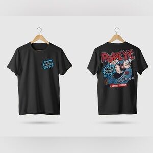 Santa Cruz Popeye The SailorMan  T shirt New S-5XL Rap Hip Hop Merch 2025